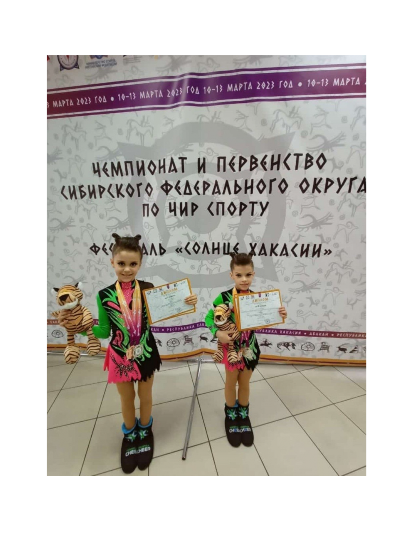 Томичи завоевали 19 медалей на чемпионате и первенстве Сибири по чир спорту