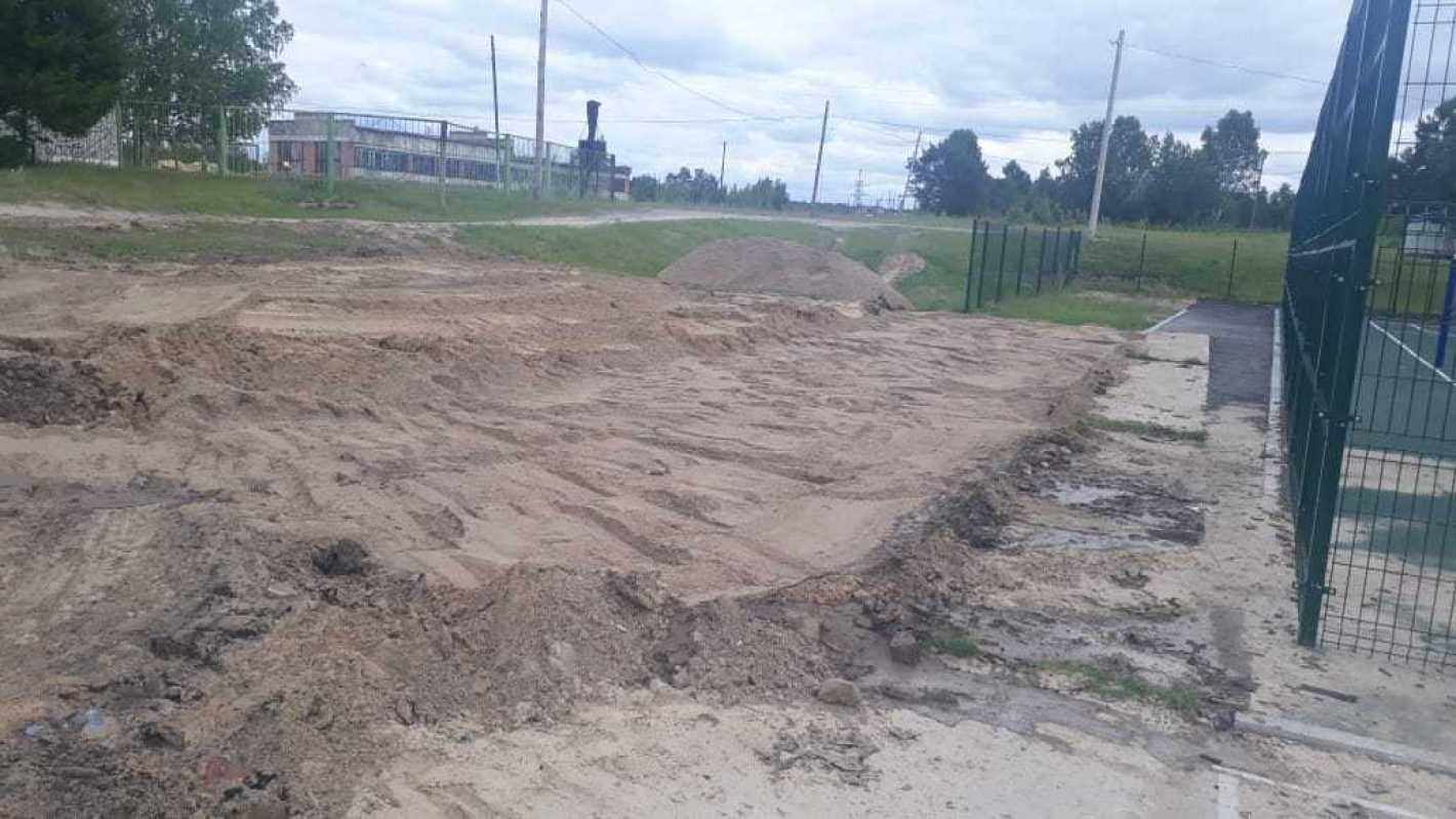 БЛАГОУСТРОЙСТВО ул. Причулымская 40в, места для зрителей