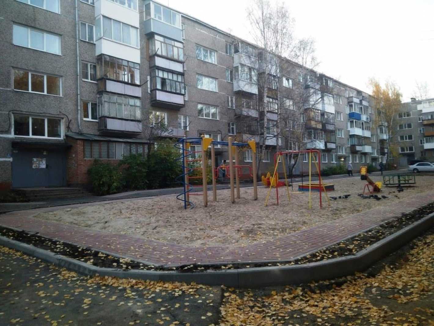 В Советском районе Томска завершаются работы по благоустройству жилого квартала