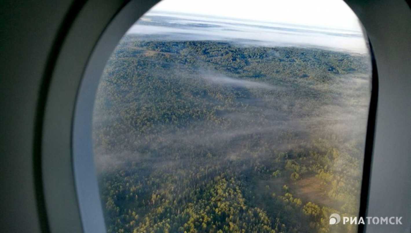 Прилет и вылет рейсов из томского аэропорта задерживаются из-за тумана